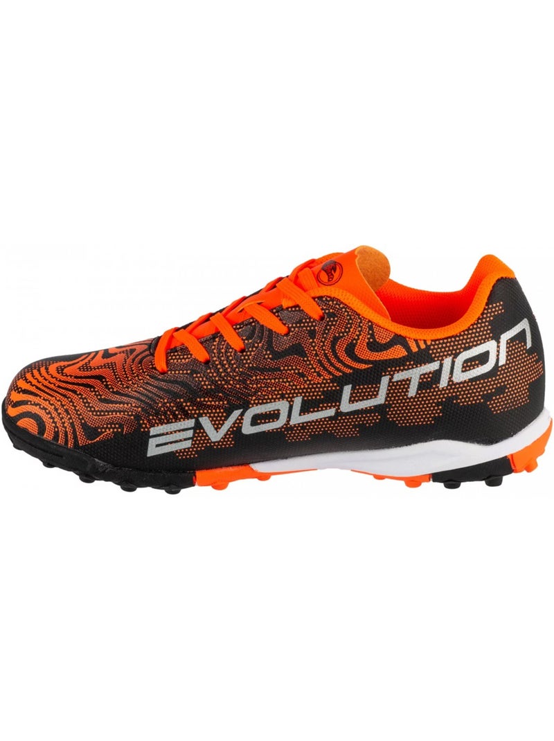 Joma - Chaussures de foot pour terrain artificiel EVOLUTION Noir Orange Noir - Kiabi