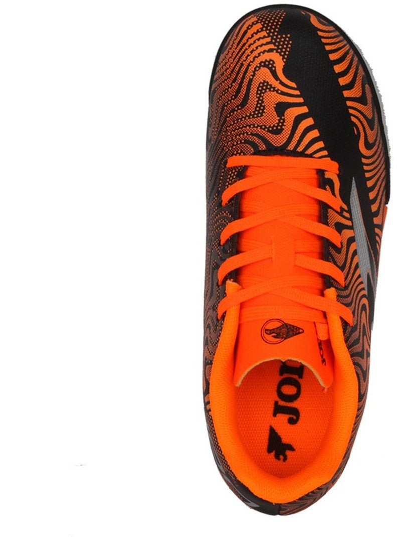Joma - Chaussures de foot pour terrain artificiel EVOLUTION Noir Orange Noir - Kiabi