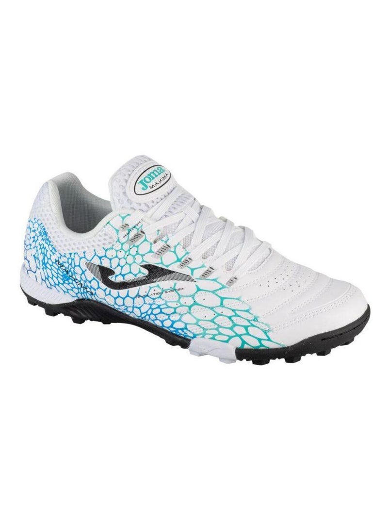 Joma - Chaussures de foot pour terrain artificiel MAXIMA Blanc Bleu - Kiabi