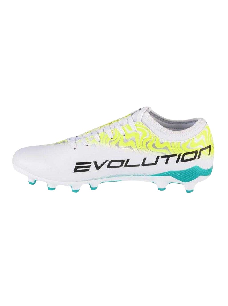 Joma - Chaussures de foot pour terrain ferme EVOLUTION Blanc Jaune Bleu - Kiabi