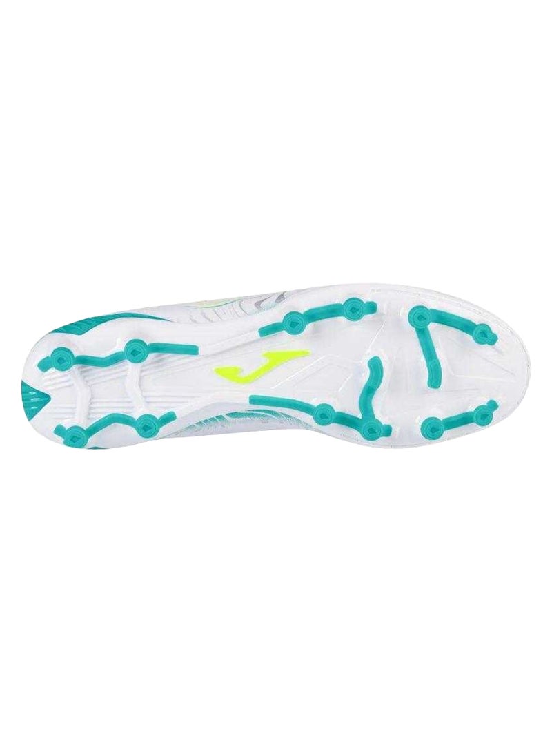 Joma - Chaussures de foot pour terrain ferme EVOLUTION Blanc Jaune Bleu - Kiabi