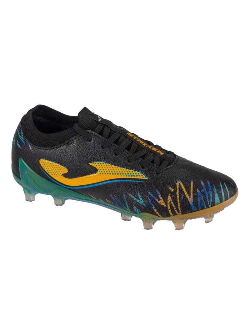 Joma - Chaussures de foot pour terrain ferme STRIKER Noir Jaune - Kiabi