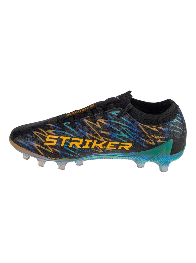 Joma - Chaussures de foot pour terrain ferme STRIKER Noir Jaune - Kiabi