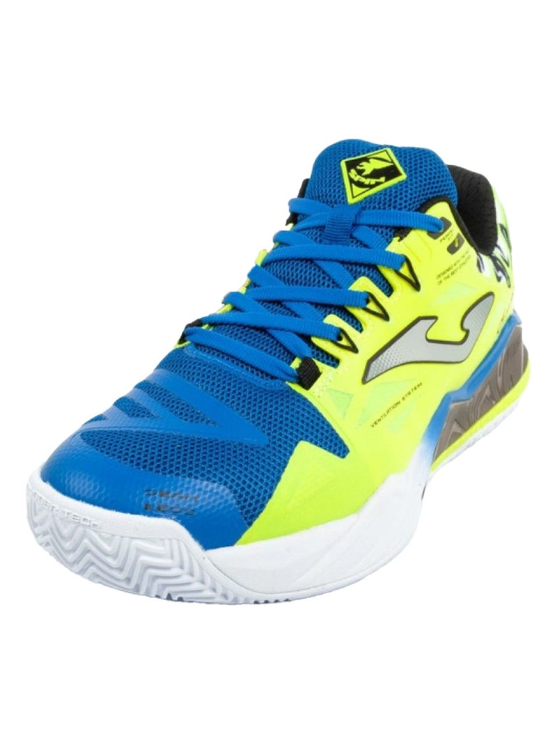 Joma Chaussures Spin Padel pour hommes Bleu Jaune - Kiabi