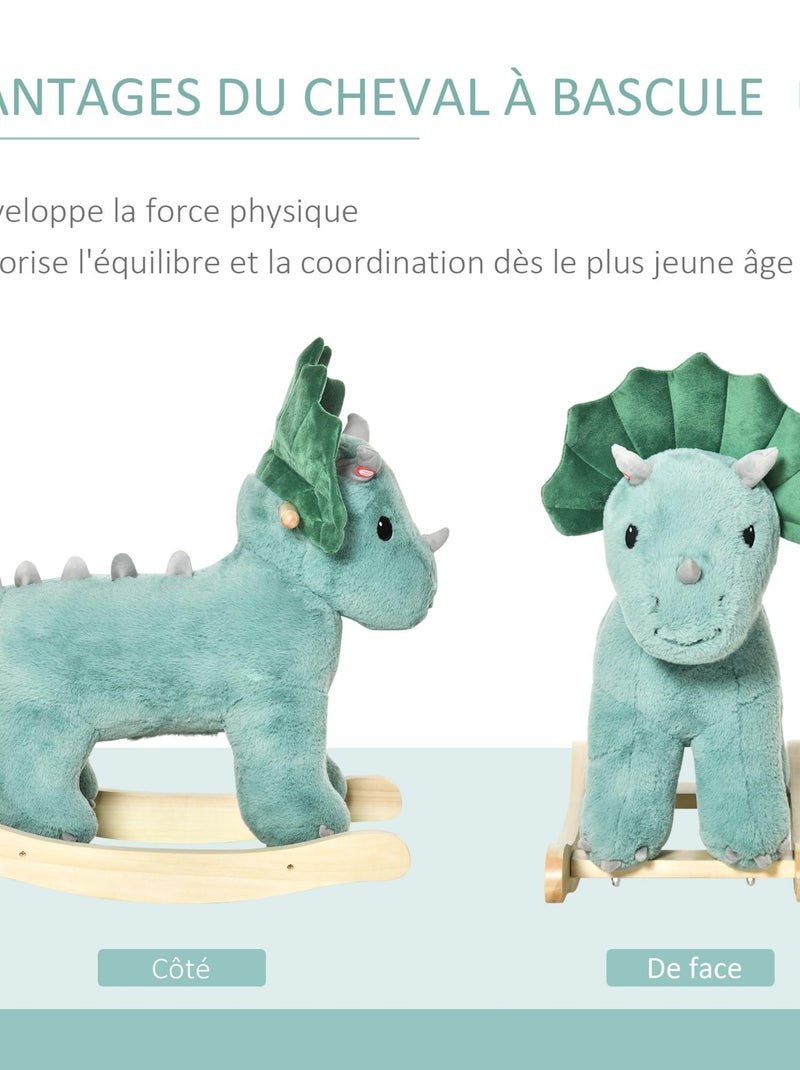 Jouet à bascule dinosaure effet sonore Vert - Kiabi