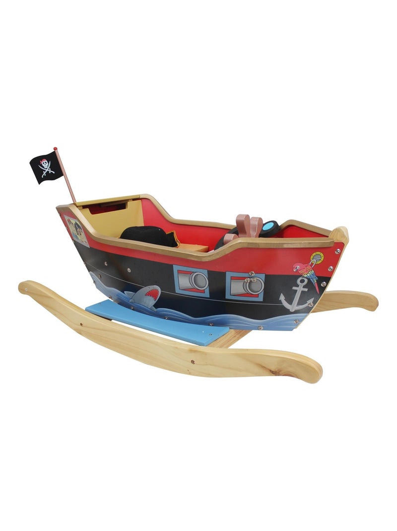 Jouet à bascule en bois bateau de pirate pour enfant garçon Teamson Kids TD-0066A N/A - Kiabi