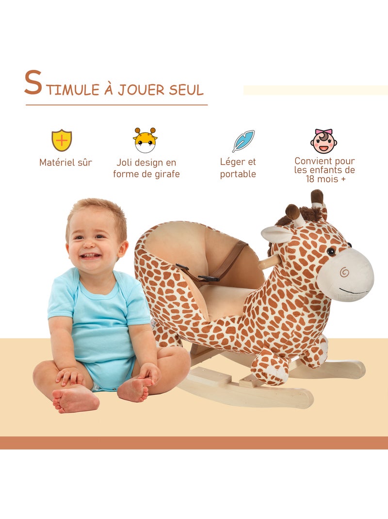 Jouet à bascule girafon Marron - Kiabi