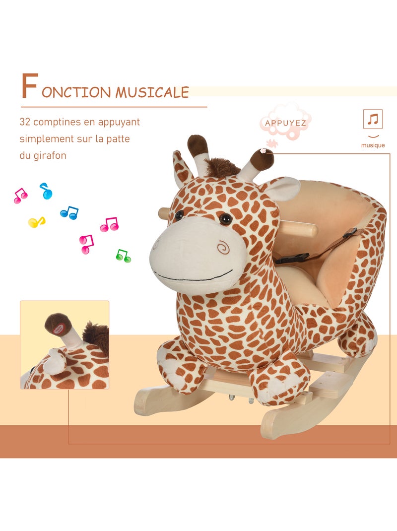 Jouet à bascule girafon Marron - Kiabi