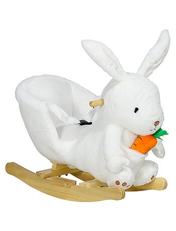 Jouet à bascule lapin siège ceinture