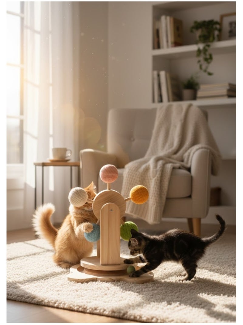 Jouet à griffer Chip Circuit avec balle Marron - Kiabi