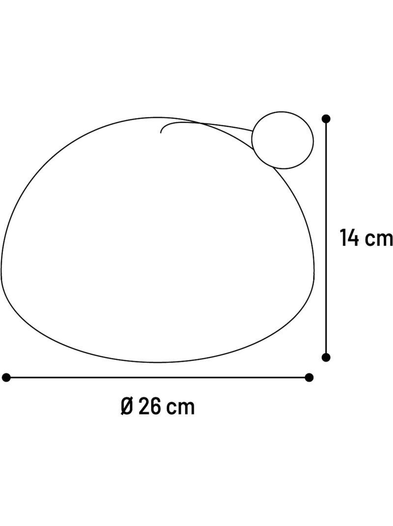 Jouet a Griffer pour Chat Coupole en Jute avec Balle Sonore Marron - Kiabi