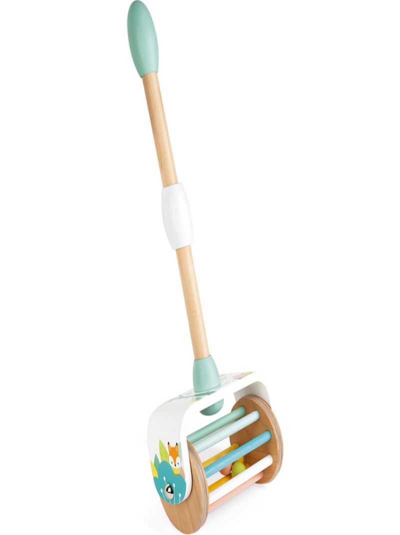 Flypop's Roue à Pousser – Jouet Premier Pas, 71 Cm, Couleurs Assorties, Dès 3 Ans, Intérieur/extérieur
