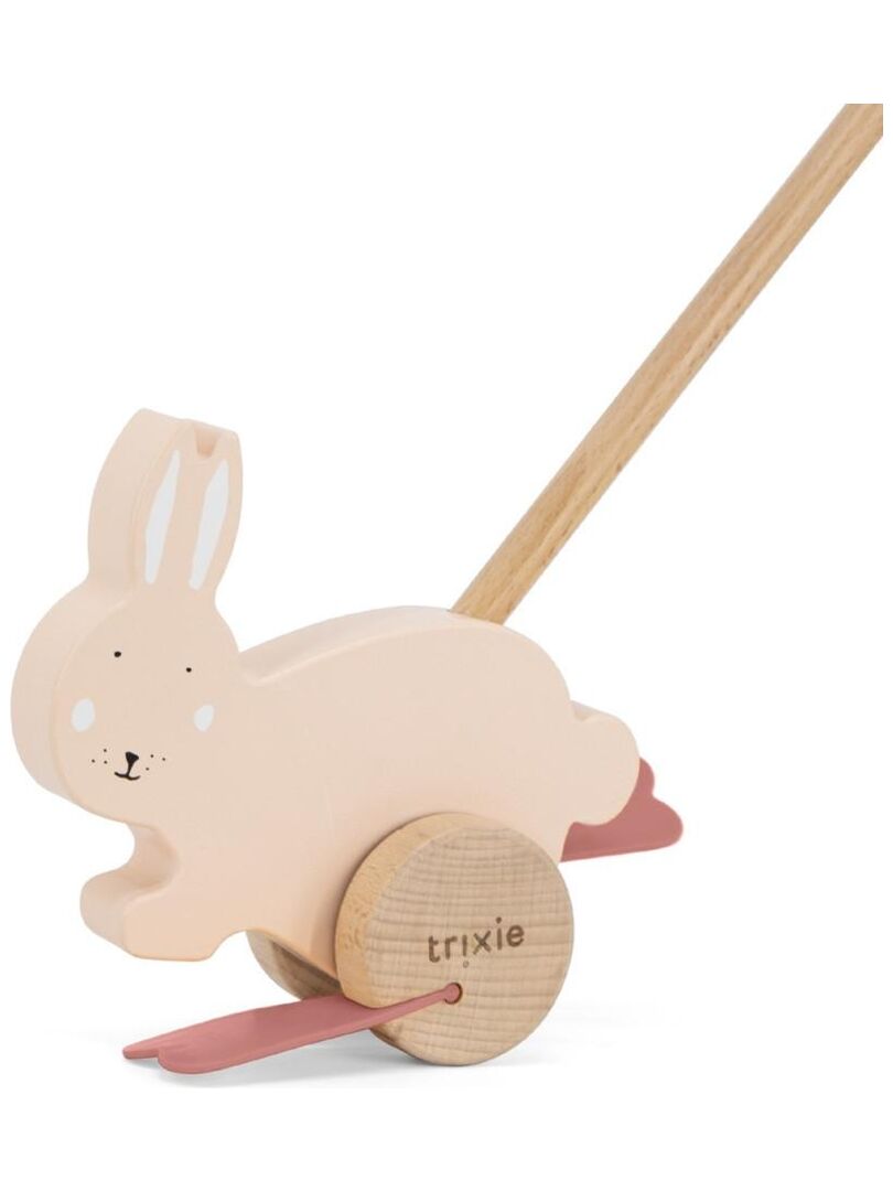 Jouet à Pousser Souris En Bois Mousehouse - Pour Bébé 12-18 Mois - Avec Roues Bruyantes, Apprentissage Marche