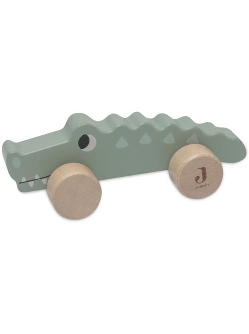 Jouet à roulettes Jungle Jambo Crocodile en Bois Jollein - Kiabi