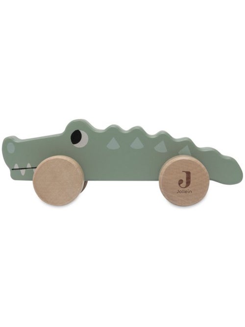 Jouet à roulettes Jungle Jambo Crocodile en Bois Jollein - Kiabi