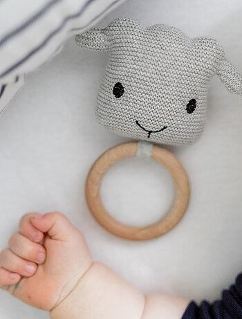 Jouet à saisir en crochet etoile