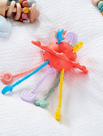 Jouet à tirer sensoriel Arc-en-ciel