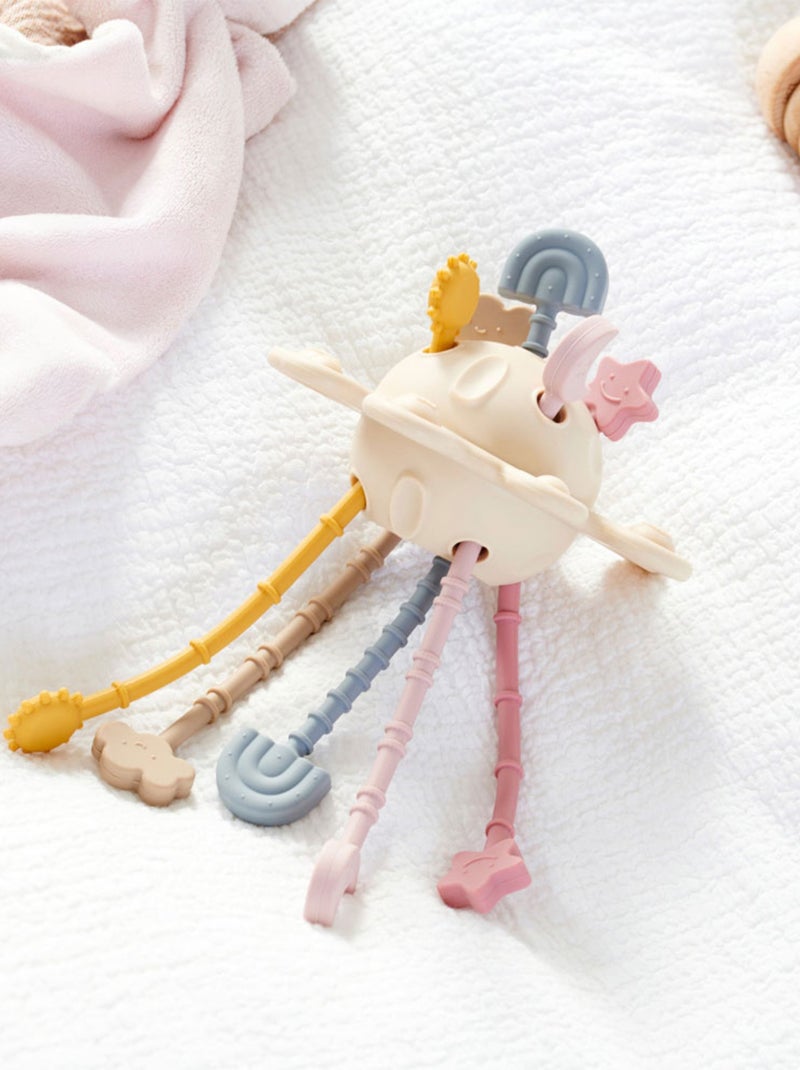 Jouet à tirer sensoriel Nude Multicolore - Kiabi