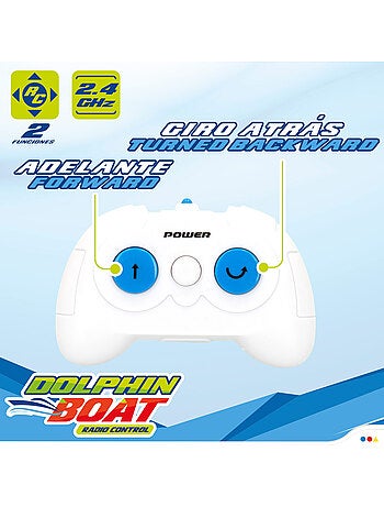 Jouet aquatique télécommandé dauphin cb toys