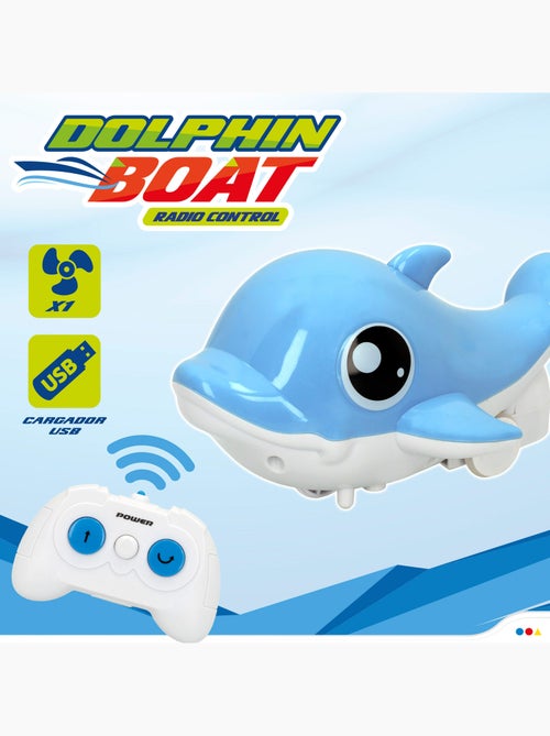 Jouet aquatique télécommandé dauphin cb toys - Kiabi