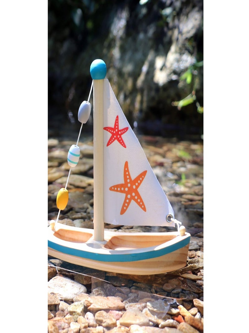 Jouet aquatique Voilier Etoile de mer Beige - Kiabi