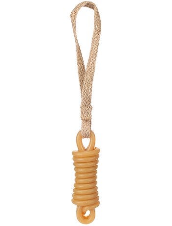 Jouet bâton avec corde de caoutchouc pour chien