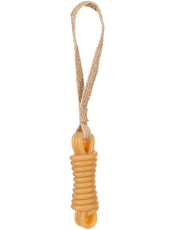 Jouet bâton avec corde de caoutchouc pour chien