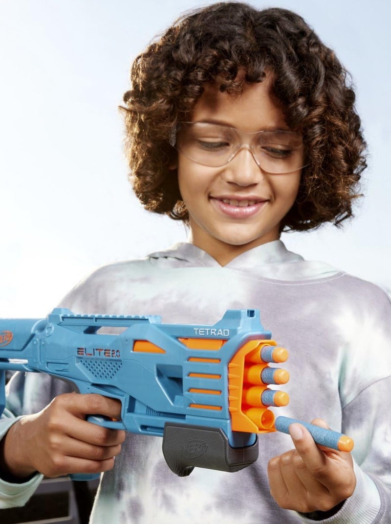 Jouet Blaster Elite 2.0 Tetrad Qs-4 - Nerf Multicolore - Kiabi