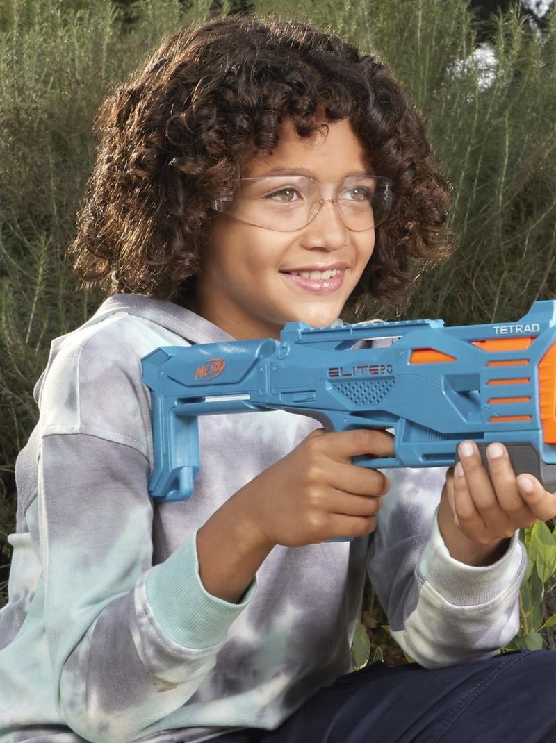 Jouet Blaster Elite 2.0 Tetrad Qs-4 - Nerf Multicolore - Kiabi