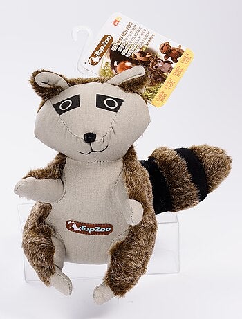 Jouet chien peluche Raton Laveur