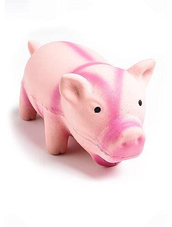 Jouet cochon en latex pour chien
