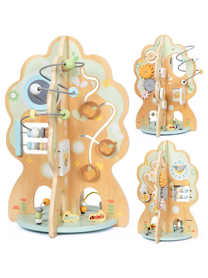 Jouet d'Activité Enfant Arbre Éducatif Bois, Jouet Bébé, Jeux D'éveil Premier Âge, Jeux Montessori N/A - Kiabi