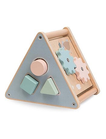 Jouet d'Activité Montessori, Jouet en Bois, Arc-en-Ciel - Développement Cognitif, Enfant 2-3 ans