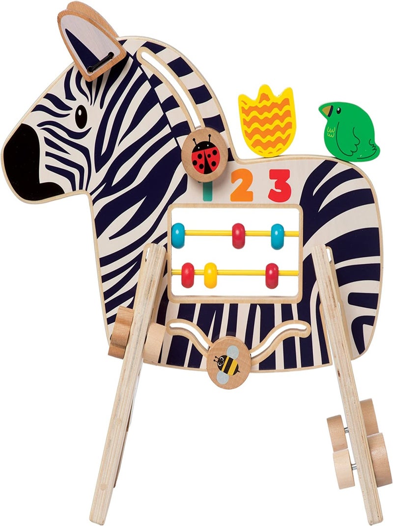 Jouet d'activité Zèbre Safari Beige - Kiabi