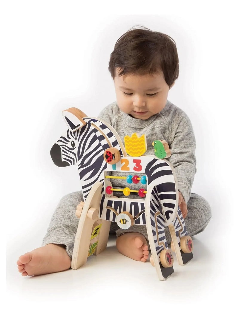 Jouet d'activité Zèbre Safari Beige - Kiabi