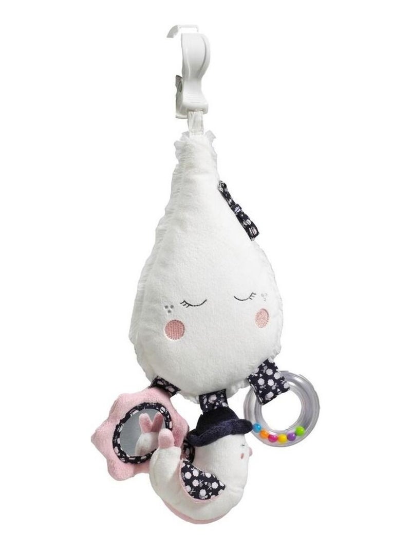 Jouet d'activités avec pinces en velours - Blanc - Kiabi