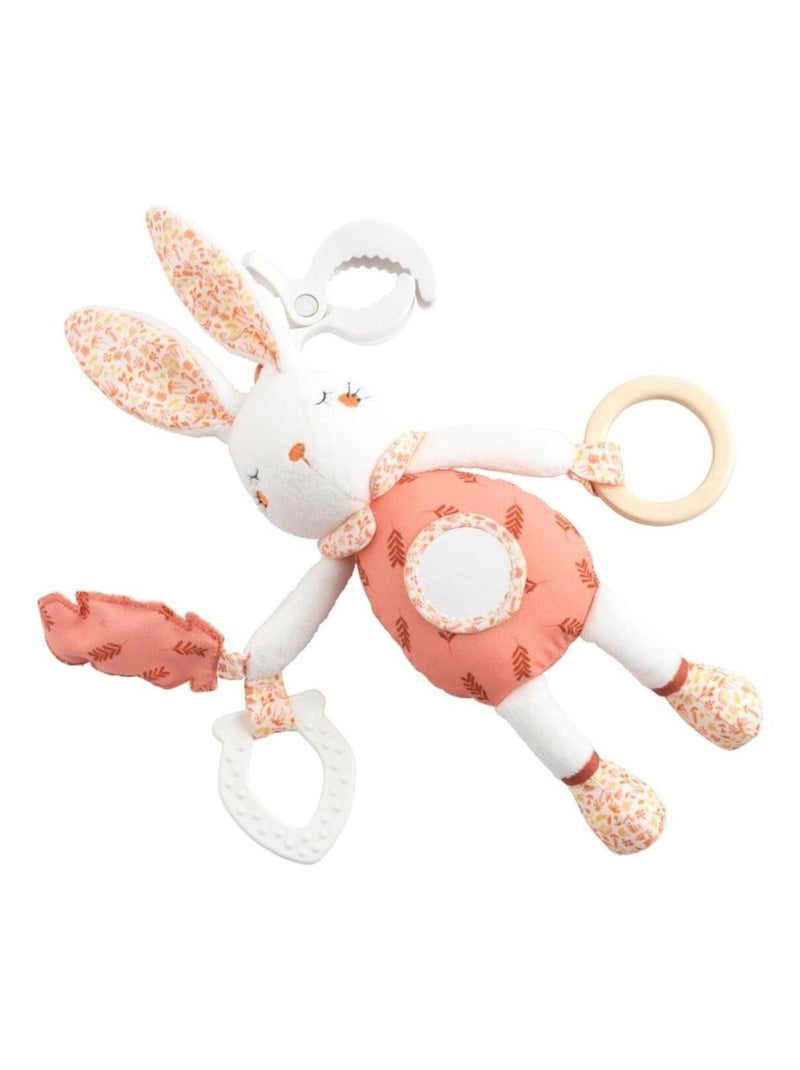 Jouet d'activités en velours - Blanc - Kiabi