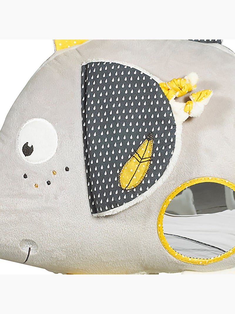 Jouet d'activités Musical et à LED en velours - SAUTHON Gris - Kiabi