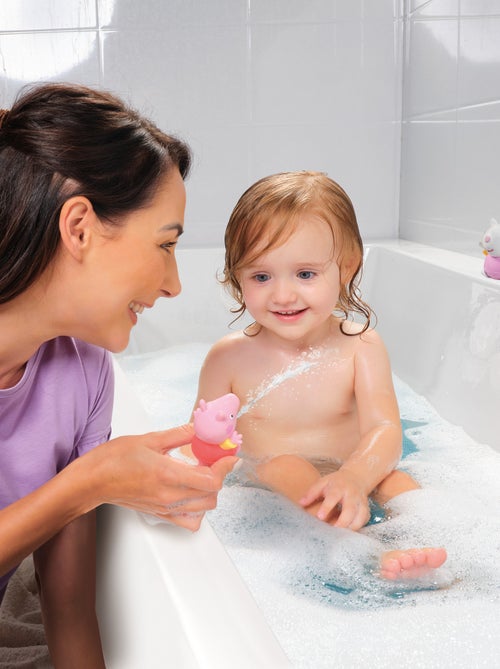 Jouet de bain - 3 gicleurs peppa pig pour s'amuser à s'arroser dans le bain ! - Kiabi