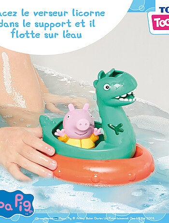 Jouet de bain - bateau bouée - george & dino