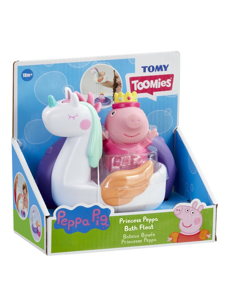 Jouet de bain - bateau bouée princesse peppa & licorne Multicolore - Kiabi