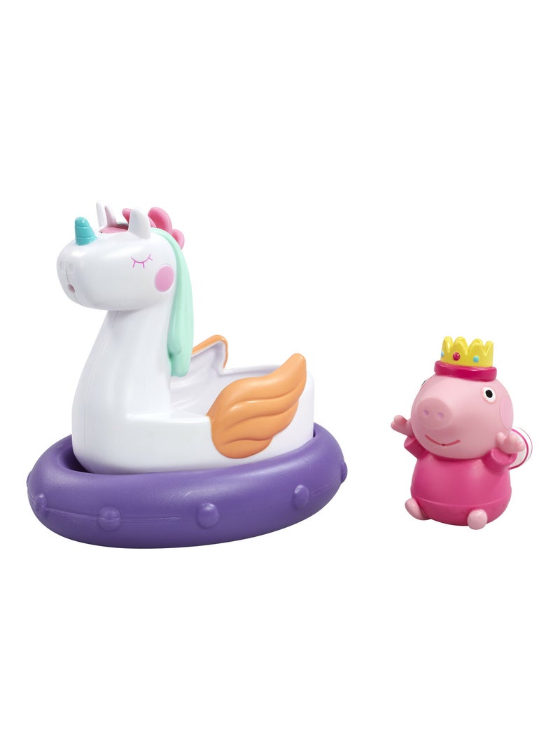 Jouet de bain - bateau bouée princesse peppa & licorne Multicolore - Kiabi