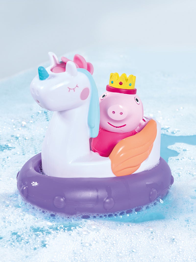 Jouet de bain - bateau bouée princesse peppa & licorne Multicolore - Kiabi