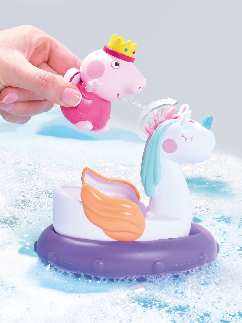 Jouet de bain - bateau bouée princesse peppa & licorne Multicolore - Kiabi