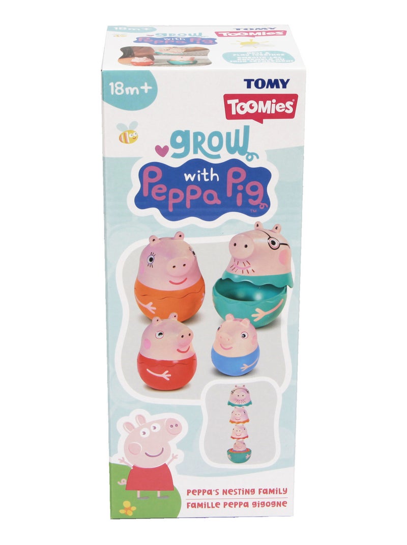 Jouet de bain - famille peppa gigognes dès 18 mois Multicolore - Kiabi