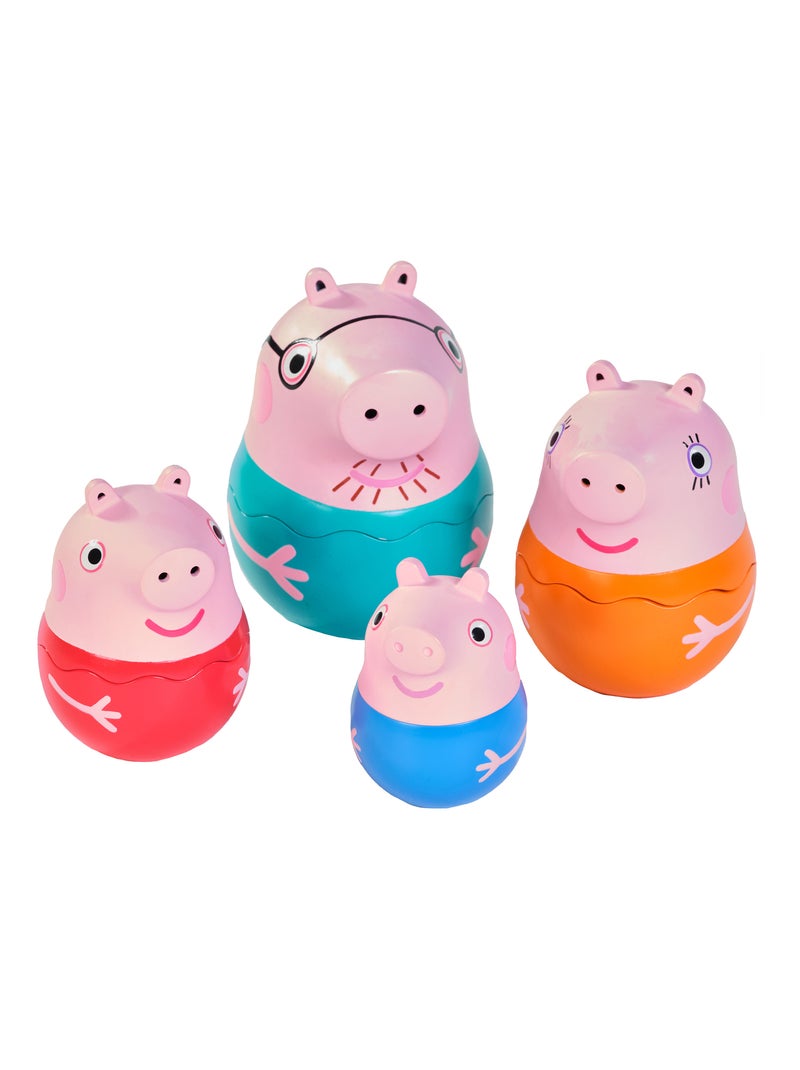 Jouet de bain - famille peppa gigognes dès 18 mois Multicolore - Kiabi