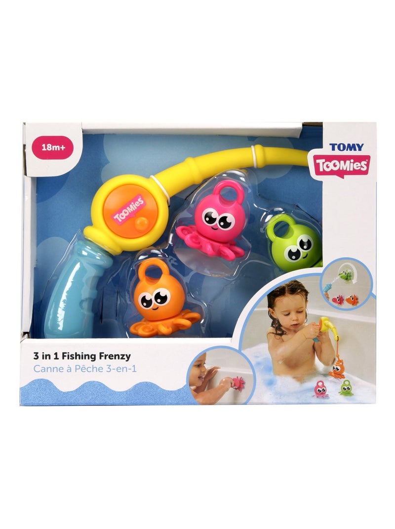 Jouet de bain - ma canne à pêche 3-en-1 dès 12 mois Multicolore - Kiabi