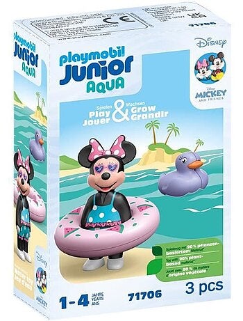 Jouet de bain - Minnie avec bouée flottante - PLAYMOBIL Disney