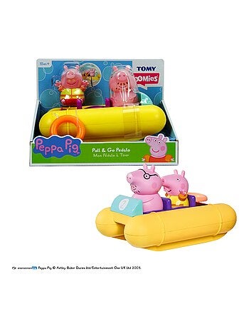 Jouet de bain - mon pédalo à tirer peppa pig