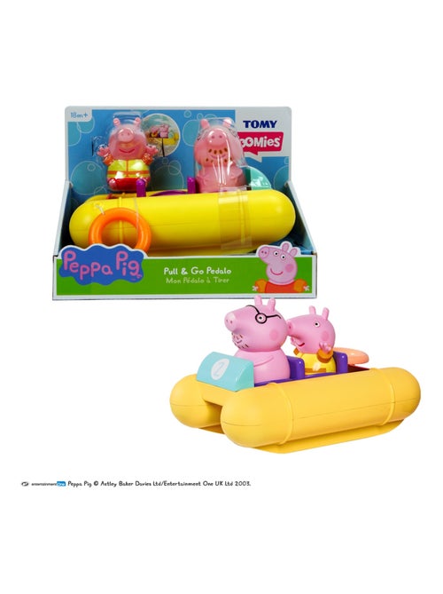 Jouet de bain - mon pédalo à tirer peppa pig - Kiabi